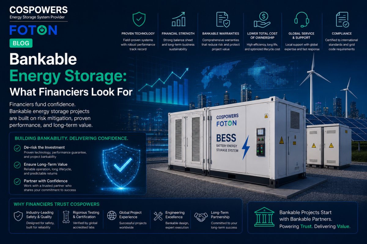 Bankable Energy Storage: What Financiers Look For