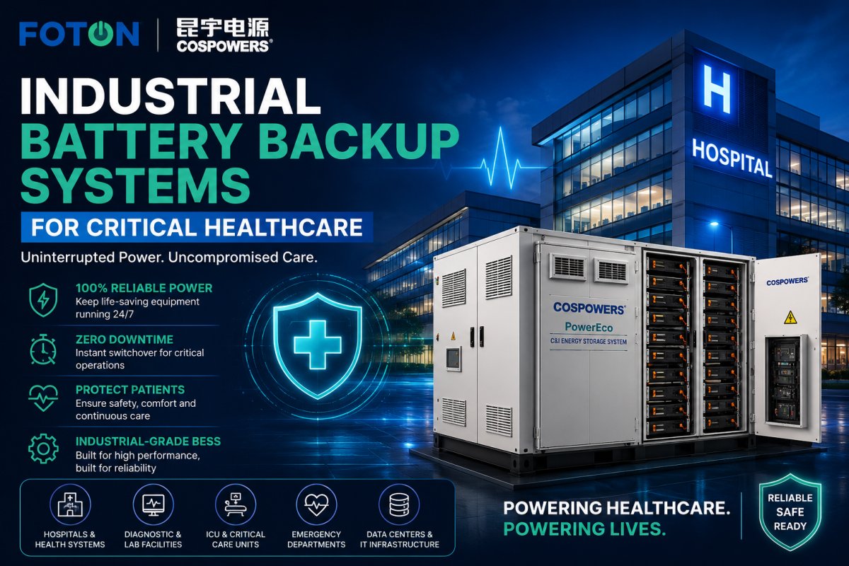 Industrial Battery Backup Systems for Critical Healthcare
