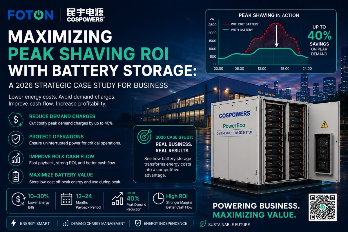 Maximizing Peak Shaving ROI with Battery Storage: A 2026 Strategic Case Study for Business