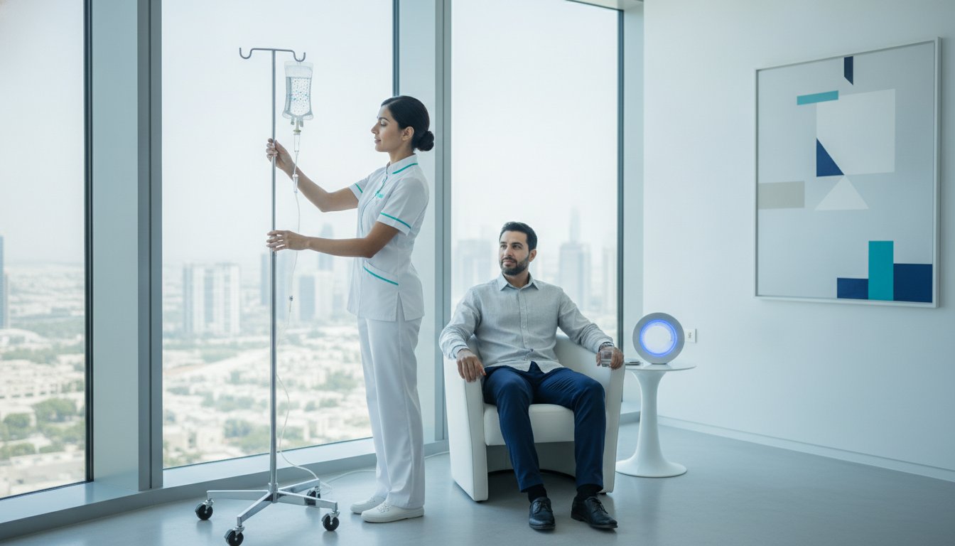NAD IV Therapy: The Science and Trend of Cellular Longevity in Dubai