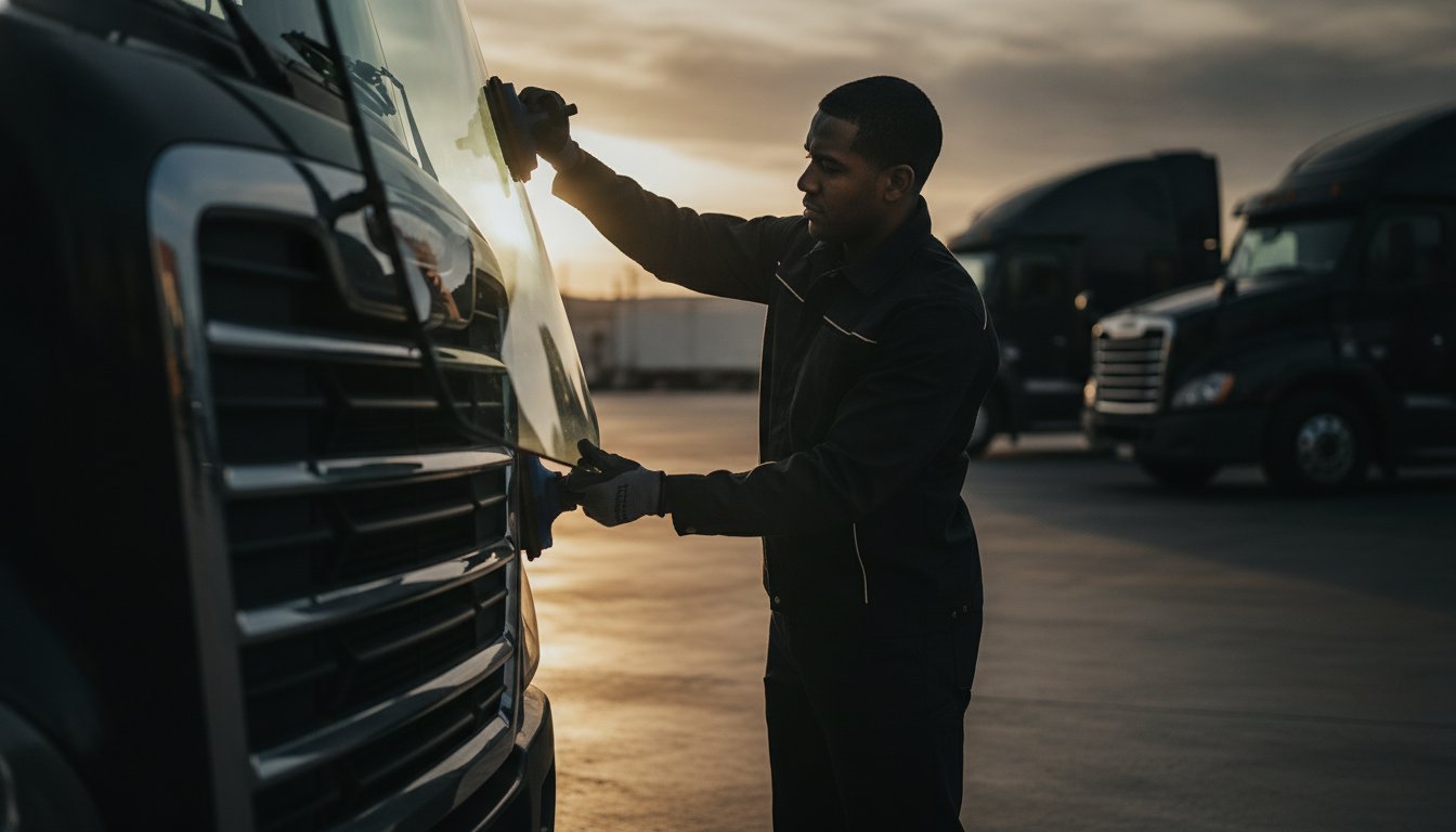 Reducing Fleet Downtime with Mobile Glass Repair: A Strategic Guide for 2026