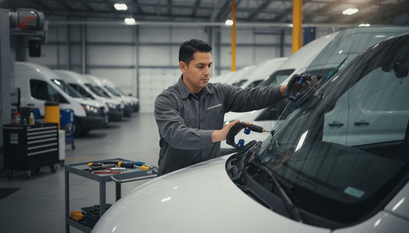 Delivery Van Windshield Replacement: A Professional How-To Guide for Fleets