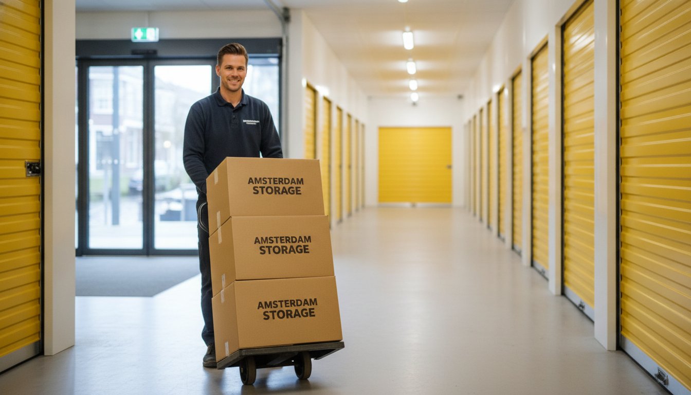 Opslagbox laten ophalen: de complete gids voor zorgeloze inboedelopslag in Amsterdam