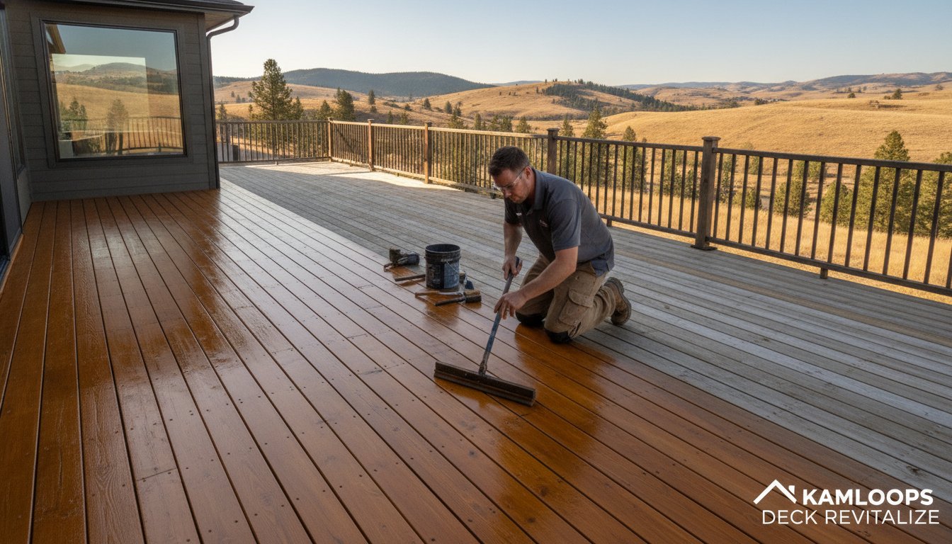 The Complete Guide to Cedar Deck Staining in Kamloops: 2026 Preservation Strategies