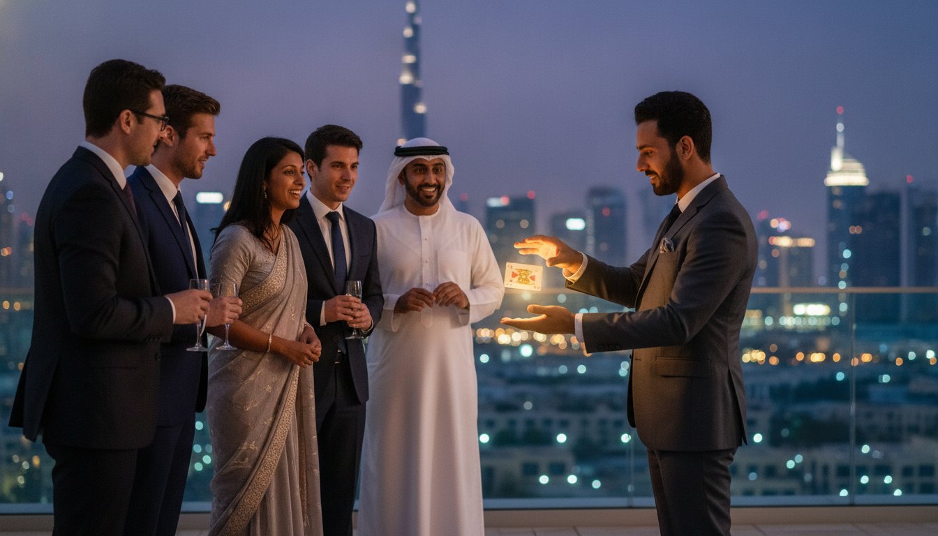 Conversation Starter Entertainment in Dubai: Breaking the Ice at Luxury Events