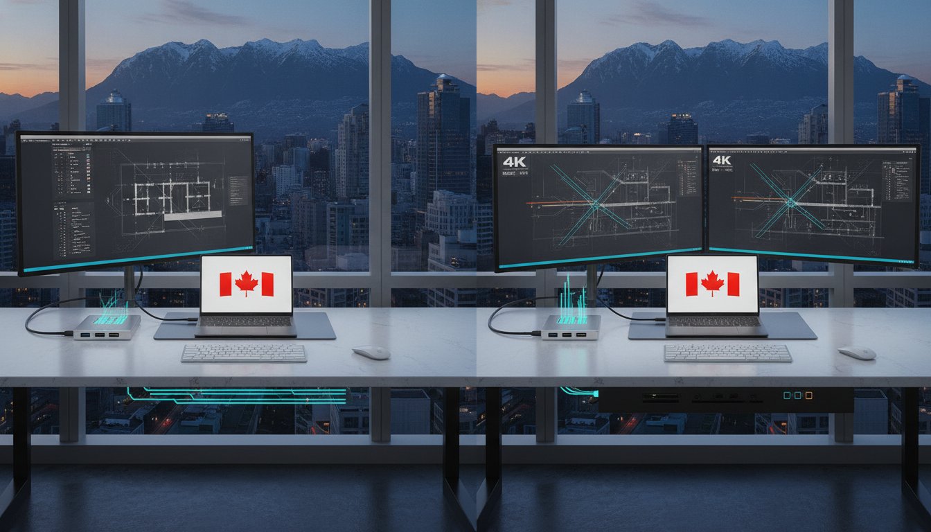 USB-C Hub vs. Docking Station: Choosing the Best Solution for Your Canadian Workspace