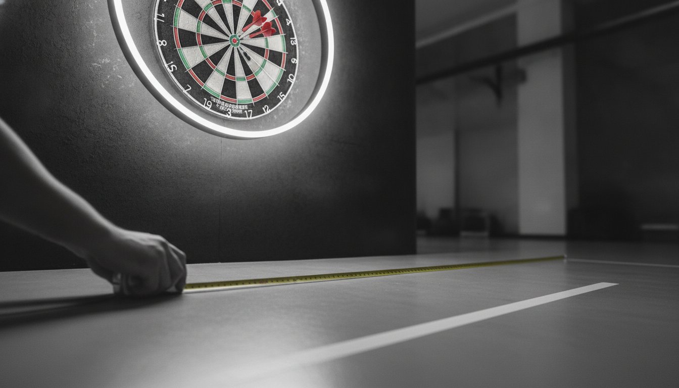 Darts tábla magassága és távolsága: Hivatalos útmutató a profi pálya kialakításához 2026-ban