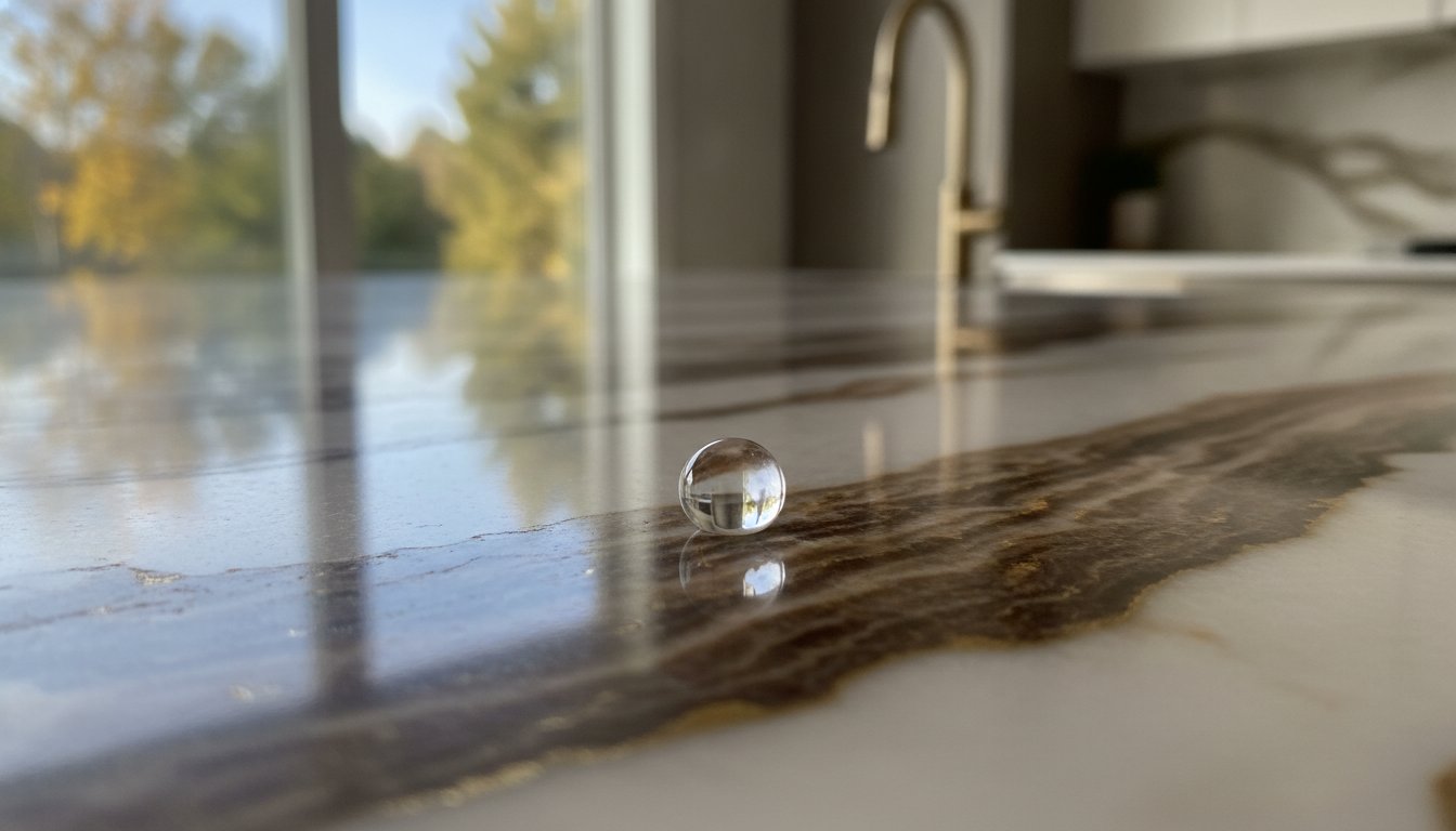 Preventing Water Stains on Natural Stone: A Connoisseur’s Guide to Surface Care