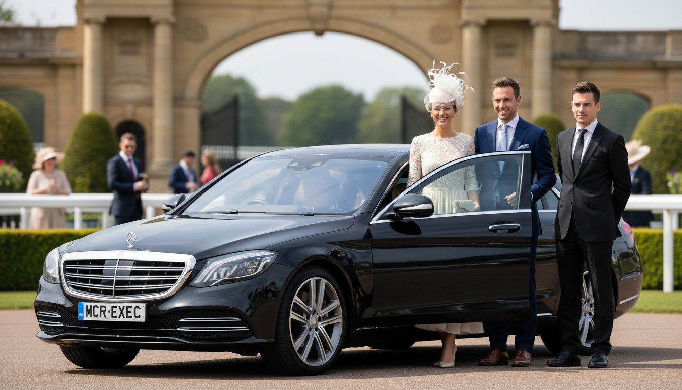 Race Day Chauffeur from Manchester: Arrive in Unmatched Style