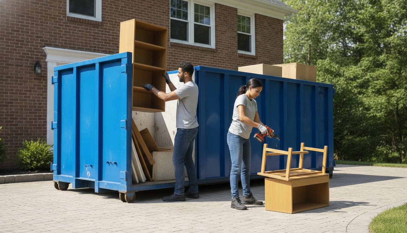 Disposing of Furniture in a Rental Dumpster: The Complete 2026 How-to Guide