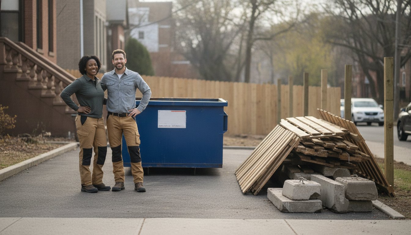 Dumpster Rental for Fence Replacement: How to Choose the Right Size