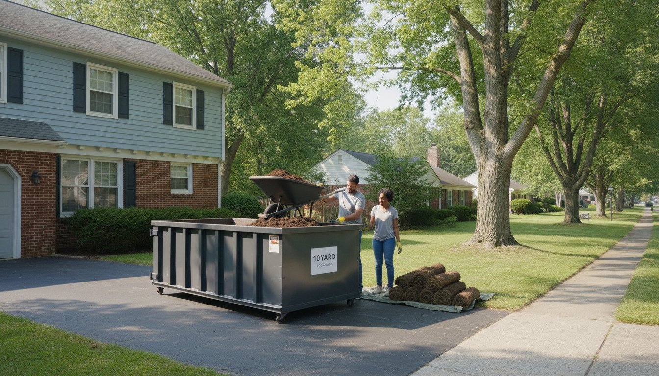 Landscaping Project Dumpster for Soil and Sod: A Complete Rental Guide