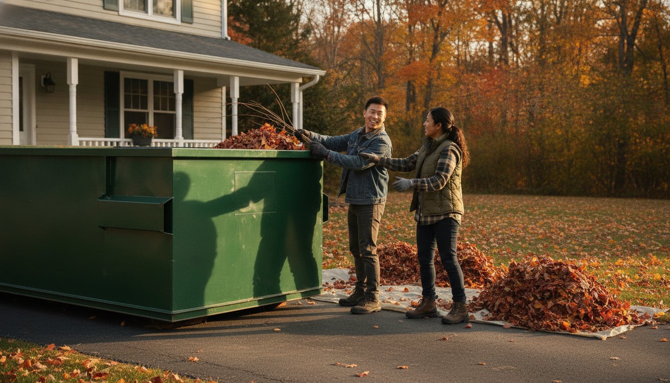 How to Plan a Fall Cleanup with a Yard Waste Dumpster Rental