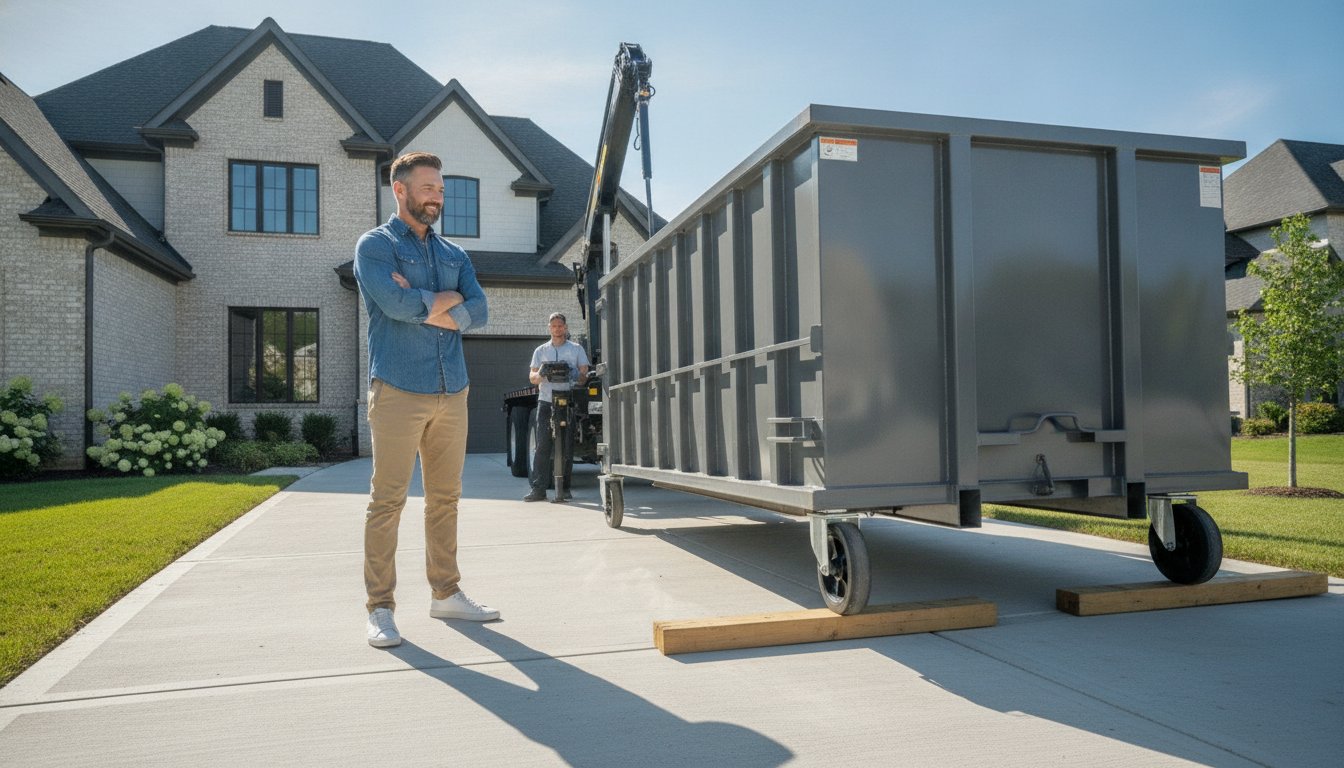 Can a Dumpster Crack My Concrete Driveway? Prevention & Protection Guide