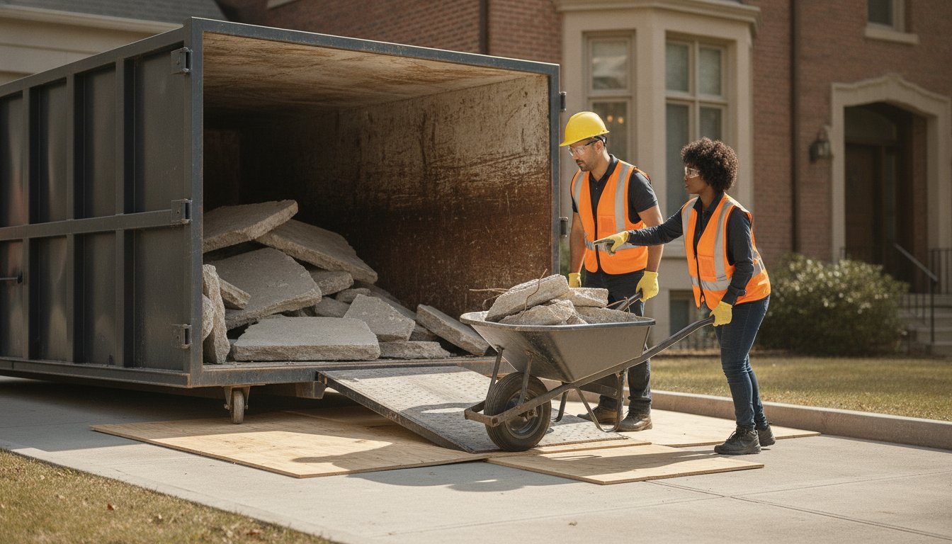 How to Load Heavy Materials in a Dumpster: A Safe Loading Guide