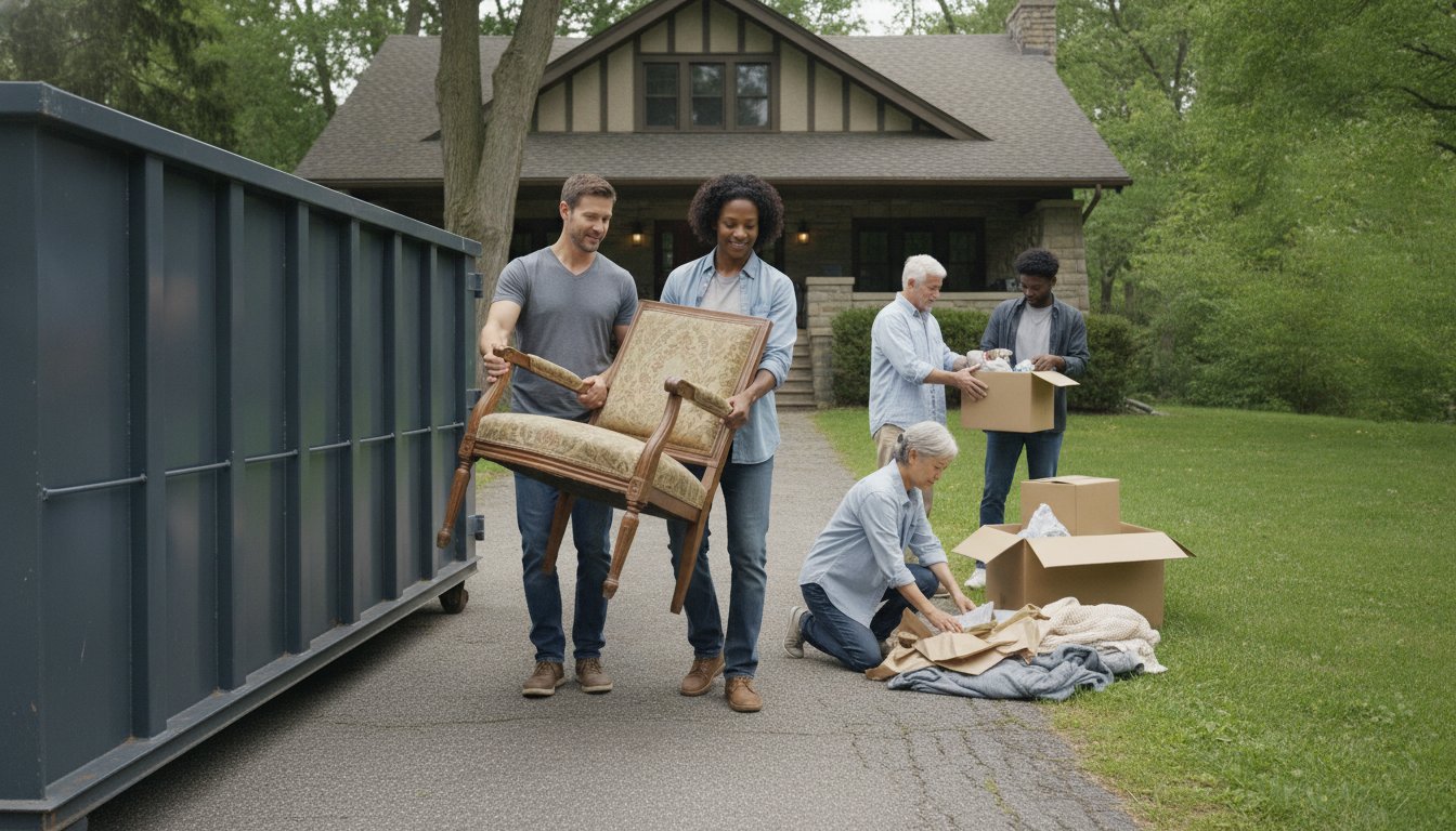 Dumpster Rental for Estate Cleanout: Creating a Family Plan for Success