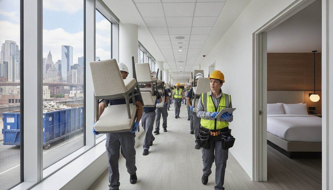 Hotel Renovation and FF&E Disposal: The 2026 Logistics Guide