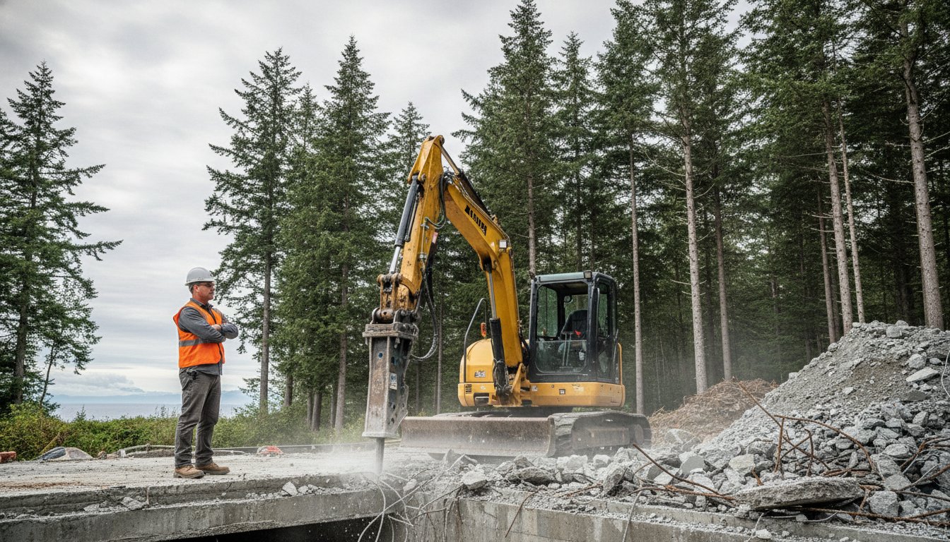 Concrete Foundation Removal: The Complete Guide for Vancouver Island Property Owners