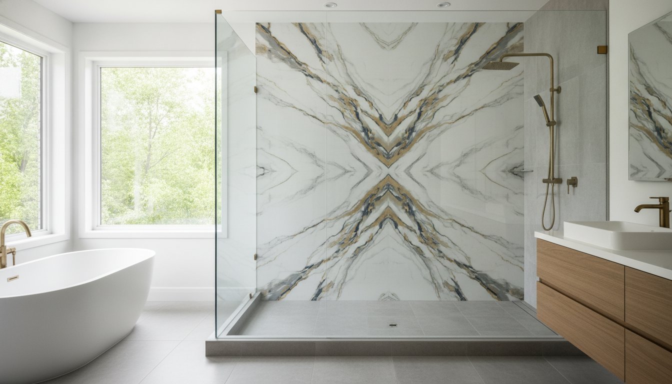Bookmatched Porcelain Slabs for Shower Walls: The Connoisseur’s Guide