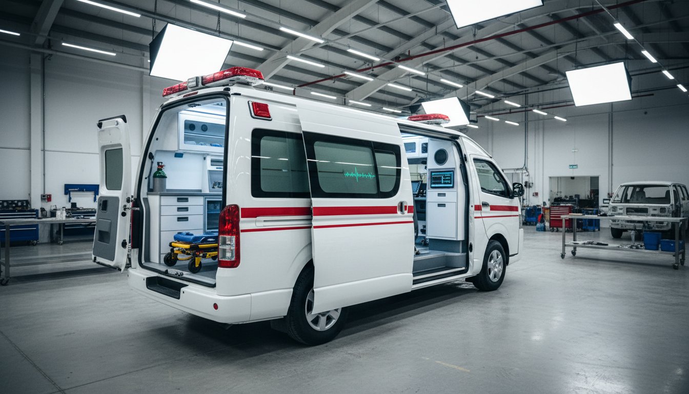 Expert Toyota Hiace Ambulance Conversion in Ajman, UAE