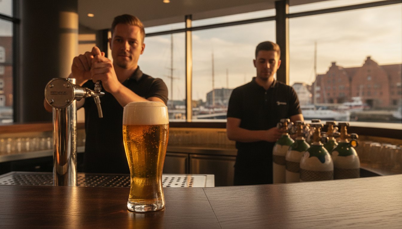 Kohlensäure Füllung Gastronomie Flensburg: Zuverlässiger CO2-Service für Ihre Schankanlage