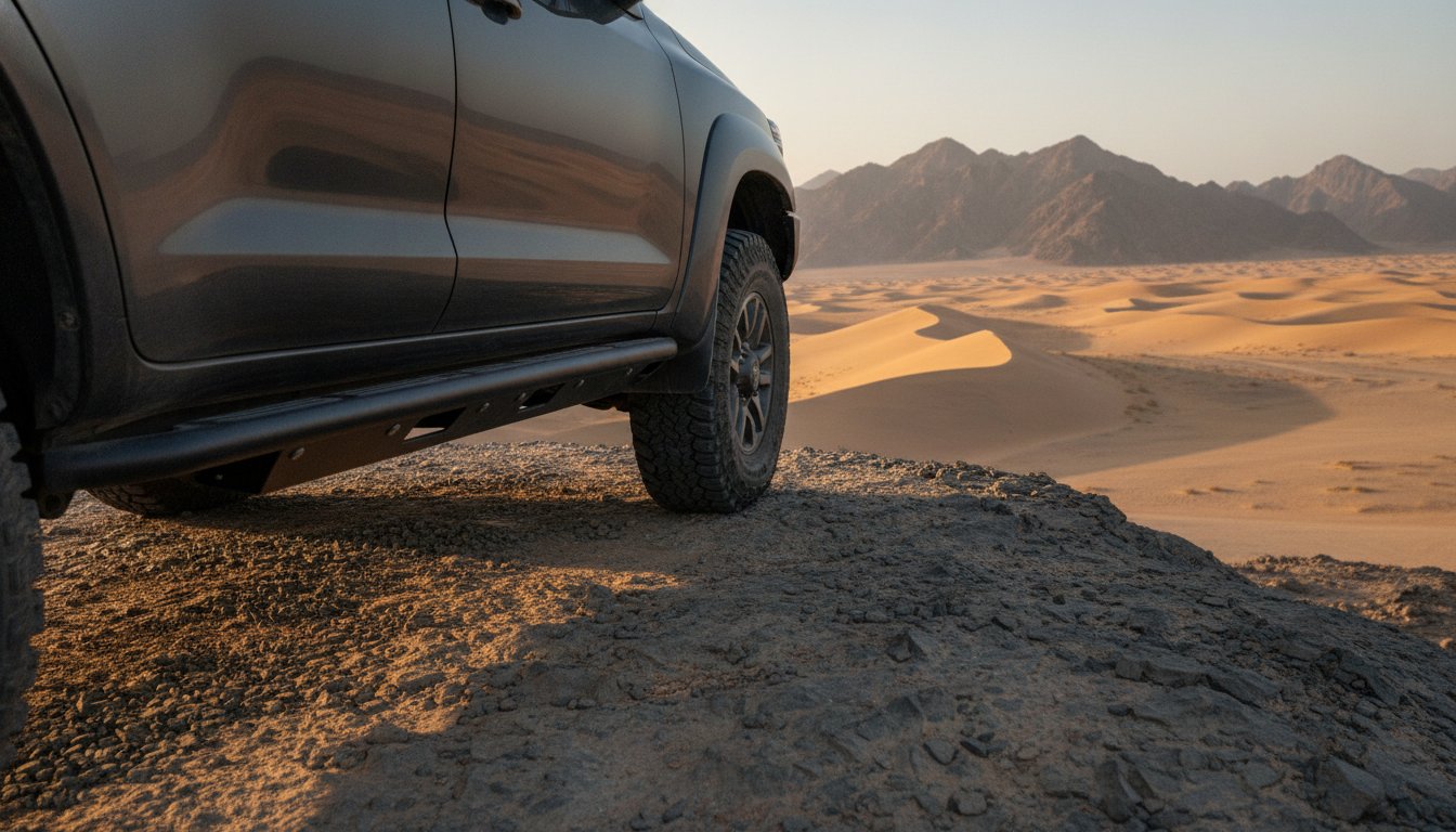 Custom Rock Sliders for 4x4s in the UAE: Engineering-Grade Chassis Protection
