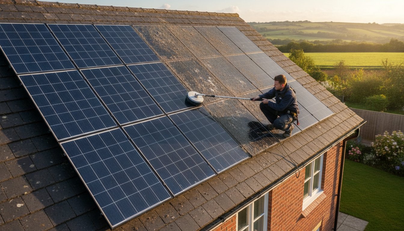 Professional Solar Panel Cleaning Cost UK: 2026 Price Guide & ROI Analysis