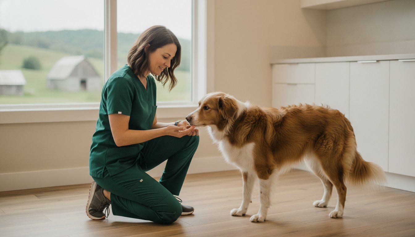 Anxious Dog at the Vet: Compassionate Solutions for Sullivan County Pet Parents