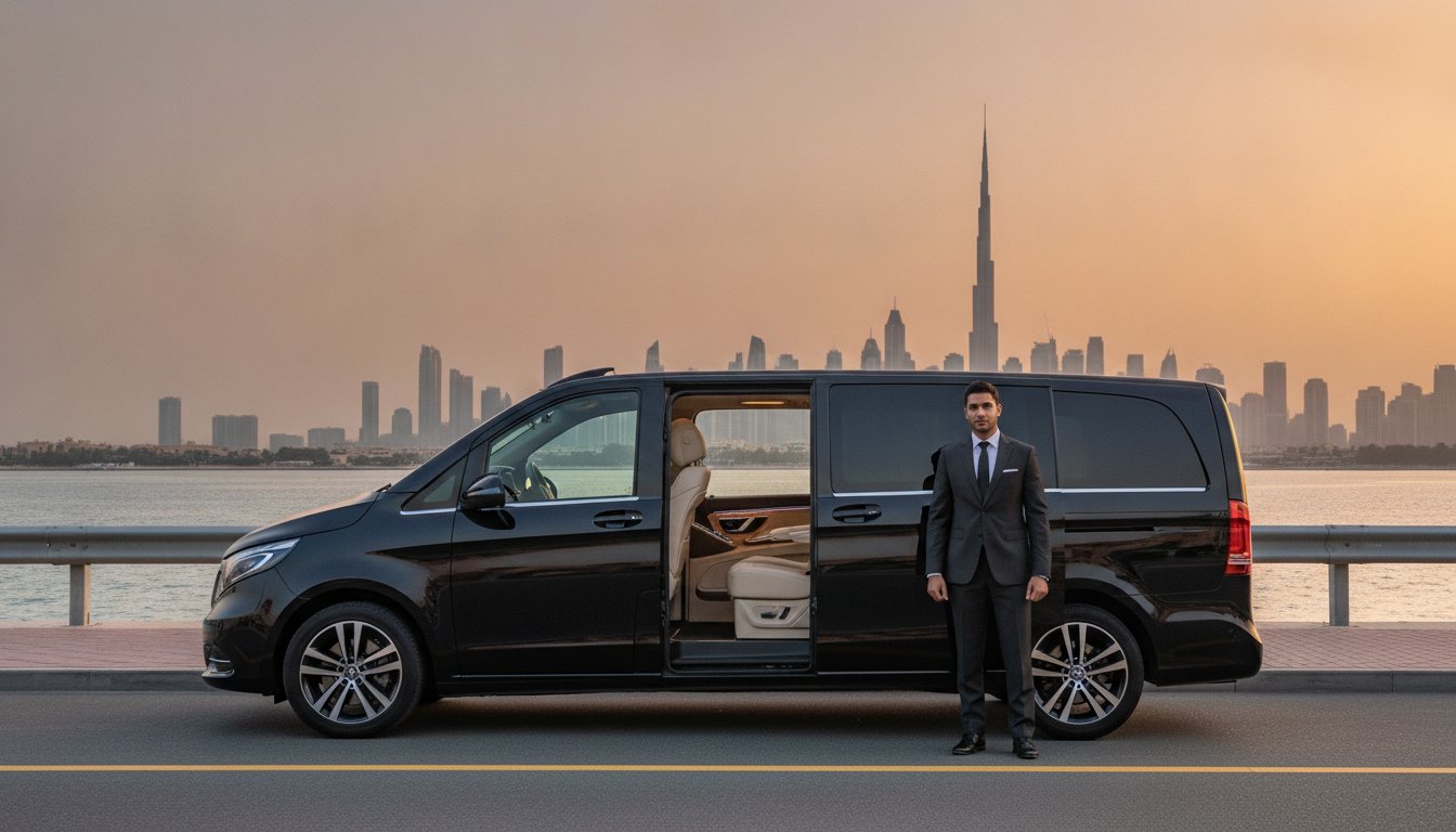 Mercedes V300 Hire with Driver Dubai: Luxury Group Travel