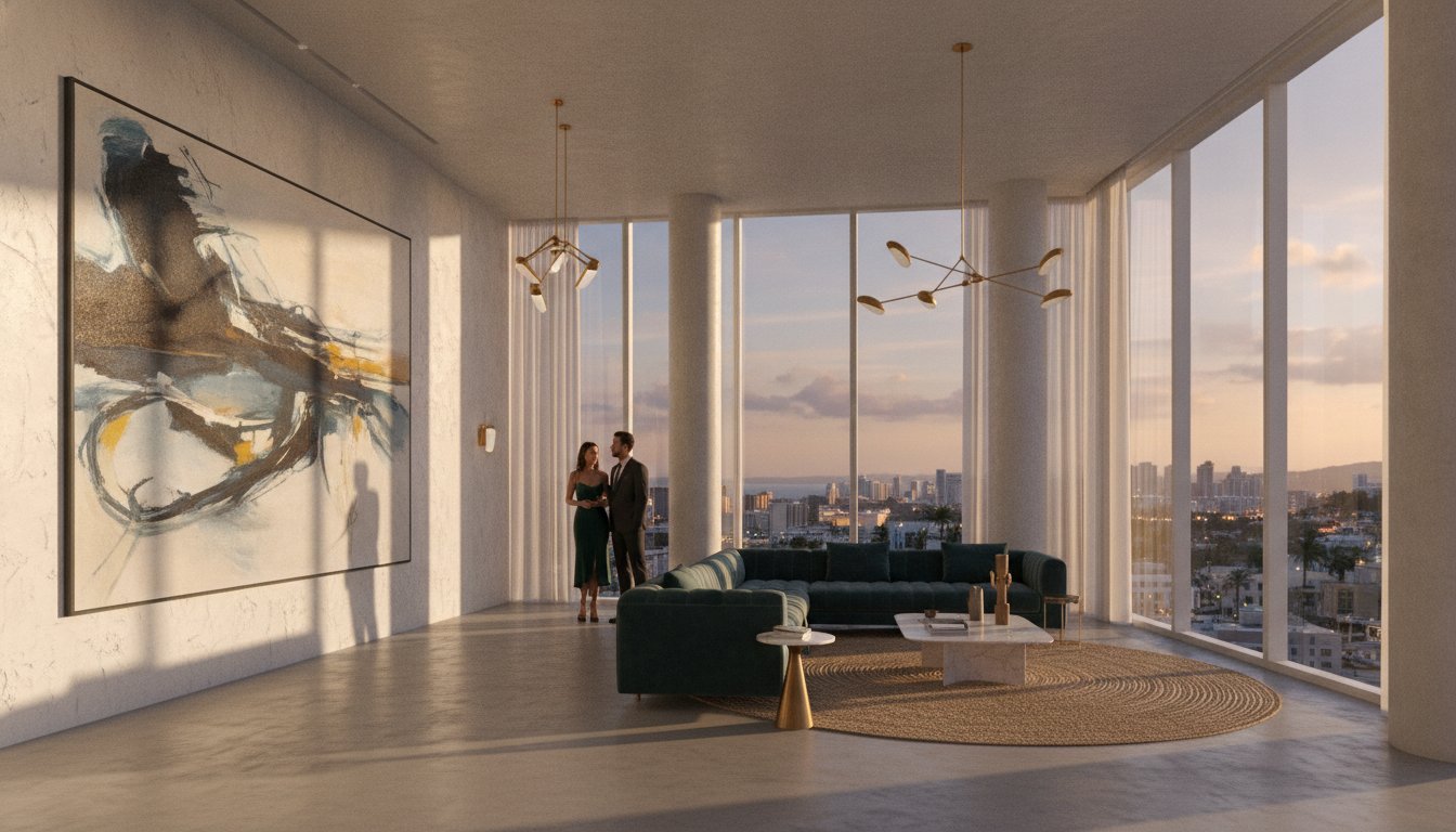 Selecting Art for a Luxury Residence: A Masterclass in Curated Elegance