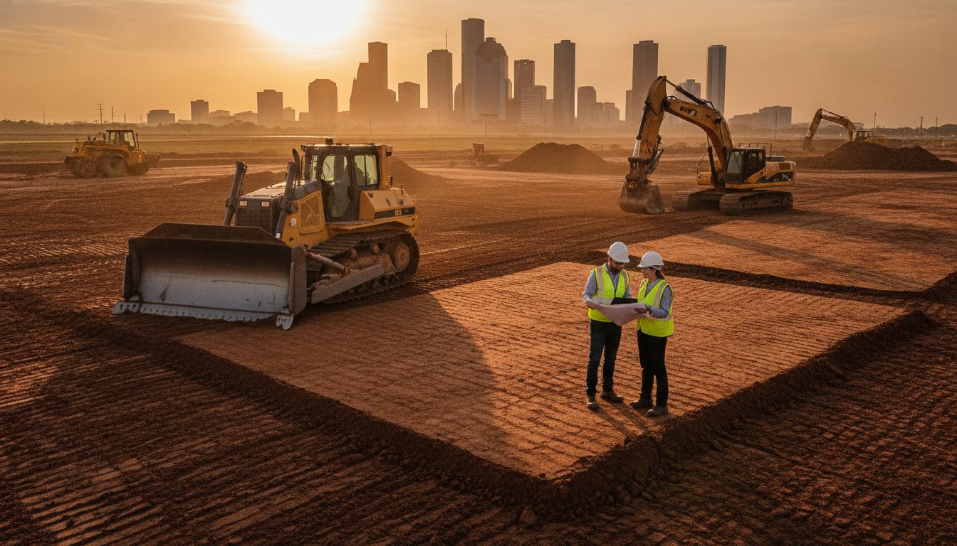 Commercial Earthwork Services in Houston: Building on Solid Ground in 2026