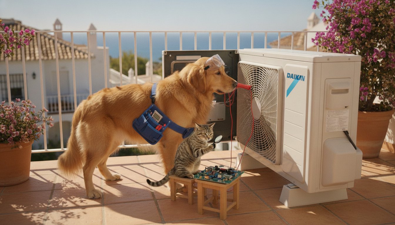 Reparar aire acondicionado Daikin fuera de garantía en Marbella: Guía de soluciones 2026