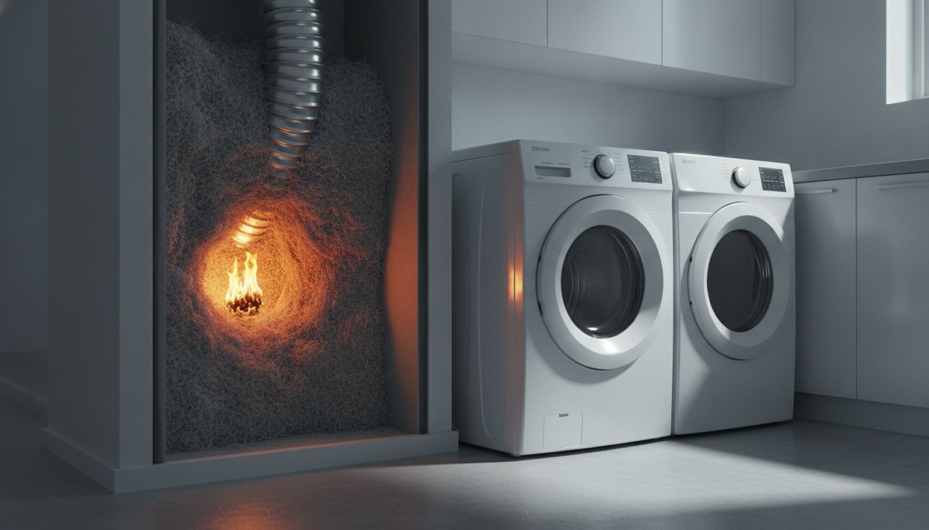 Lint Buildup in Dryer Vents: The Hidden Fire Hazard and How to Stop It