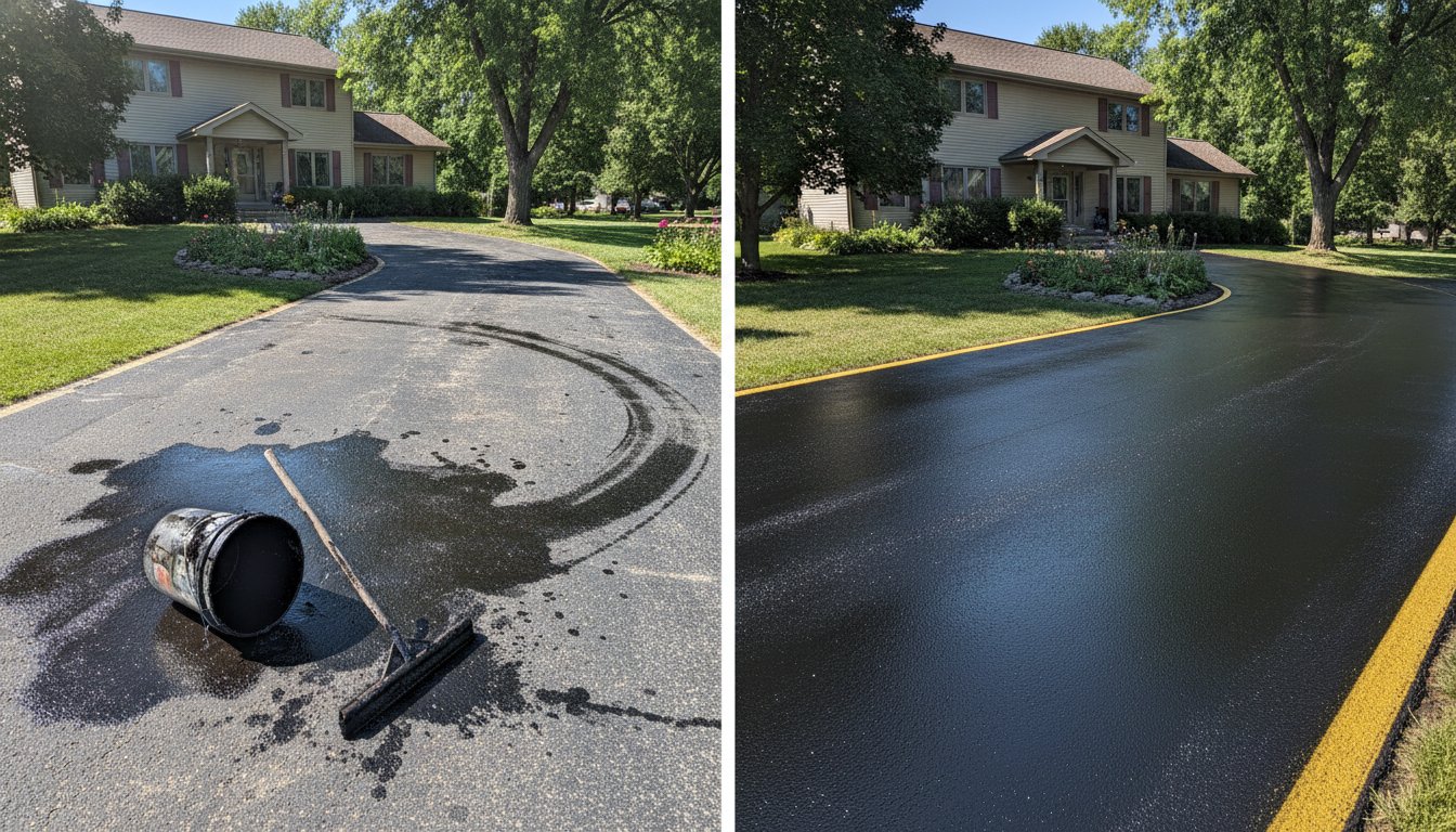 Sealcoating DIY vs. Professional: The Real Costs and Results for MN Homeowners