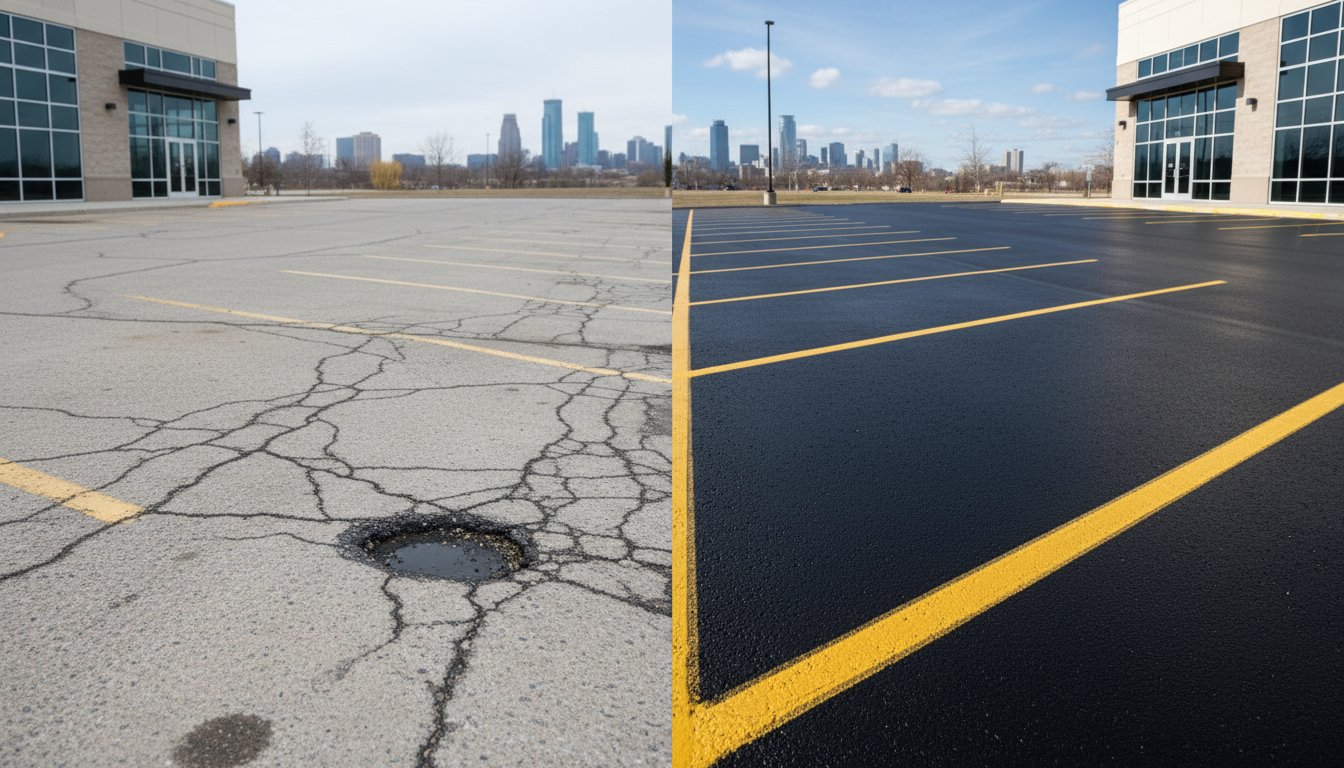 Professional Asphalt Maintenance for Property Managers: A Strategic ROI Guide