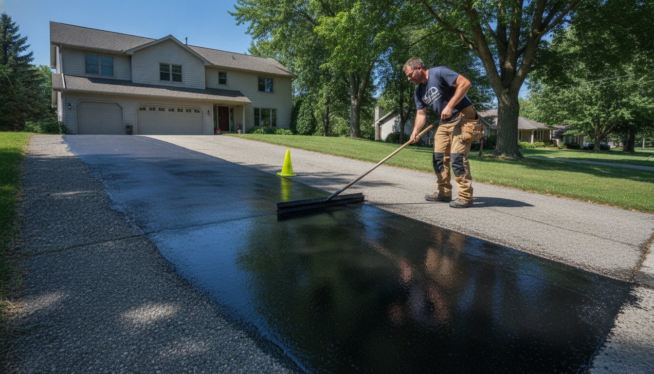 What to Expect During Driveway Sealcoating: A Professional 2026 Guide