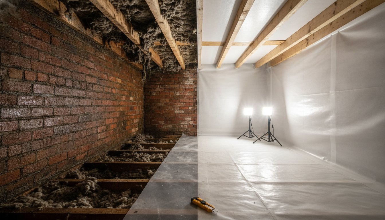 Mold in Crawlspace Insulation: Myths, Risks, and Real Solutions
