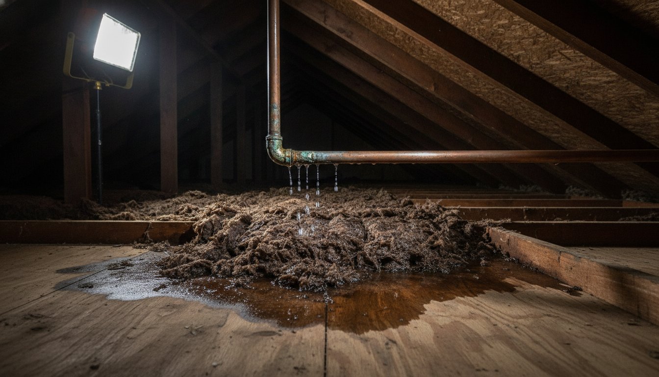 Water Damaged Attic Insulation: Signs, Risks, and Restoration Steps