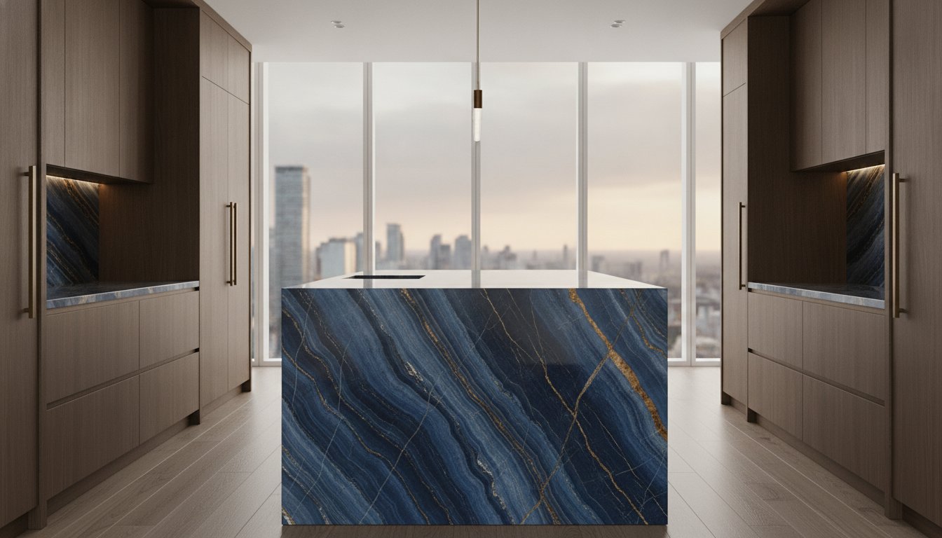 Blue Quartzite Slabs in Canada: The Connoisseur’s Guide to Rare Natural Stone