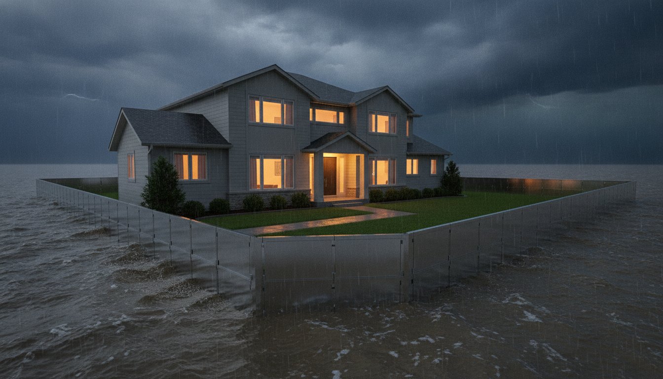 Professionally Installed Flood Barriers for Homes: The Fortress Defense