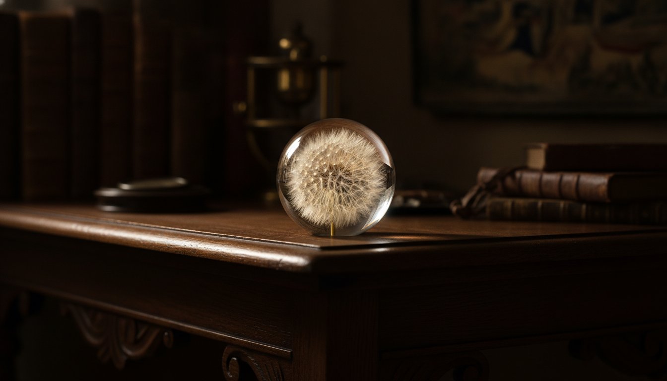 A Breath Held Forever: The Poetry of the Preserved Dandelion Sphere