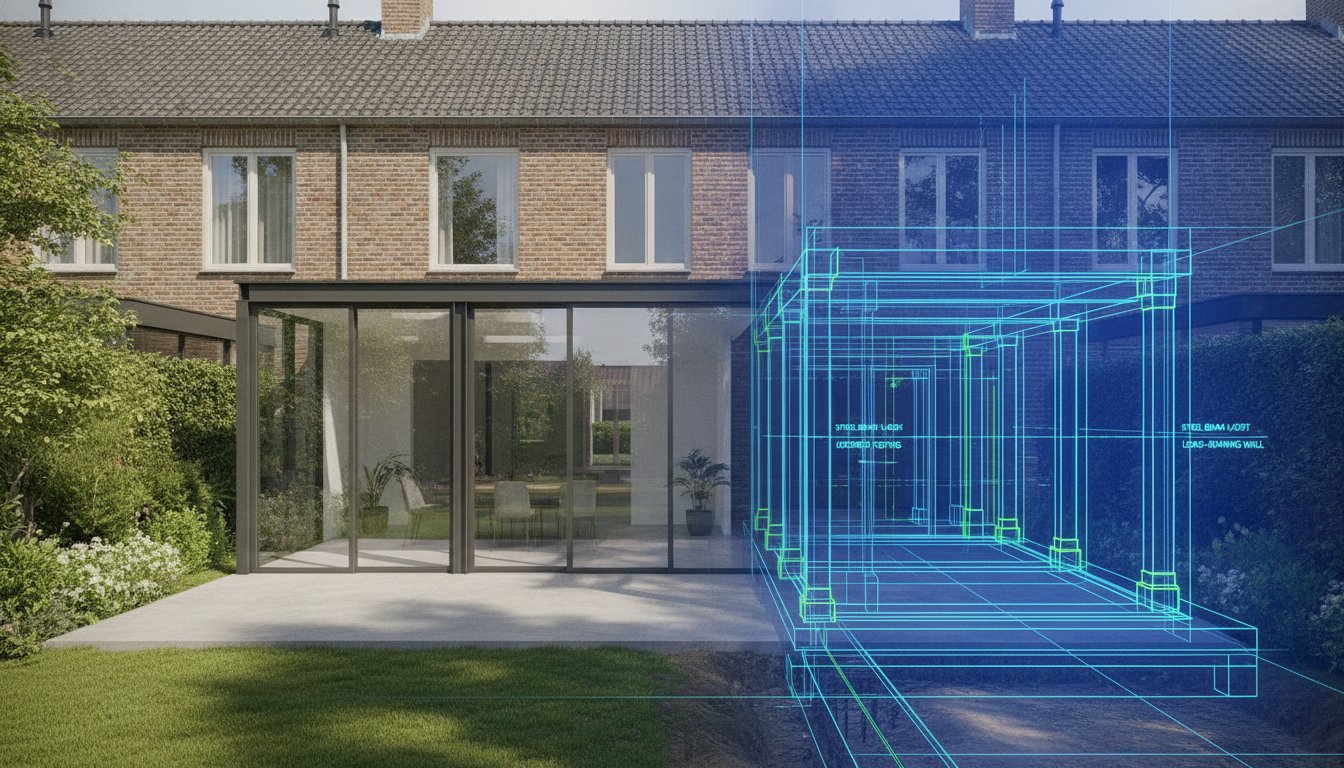 Constructieberekening uitbouw: alles wat u moet weten over een veilige woninguitbreiding