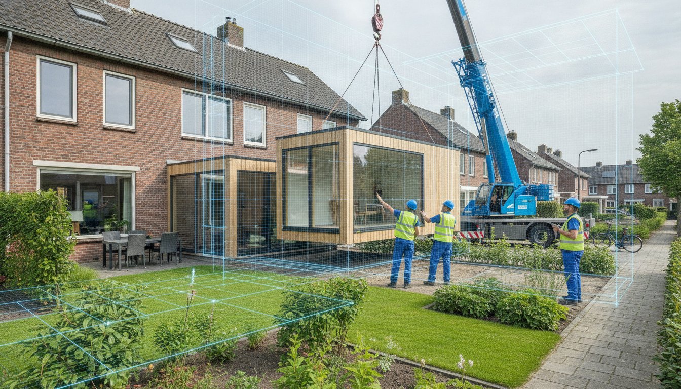 Prefab aanbouw: alles wat u moet weten over snel en duurzaam uitbouwen