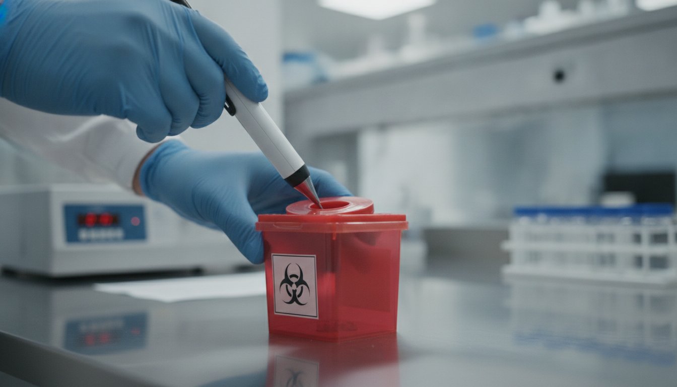 Safe Disposal of Used Research Peptide Pens: A 2026 Laboratory Protocol