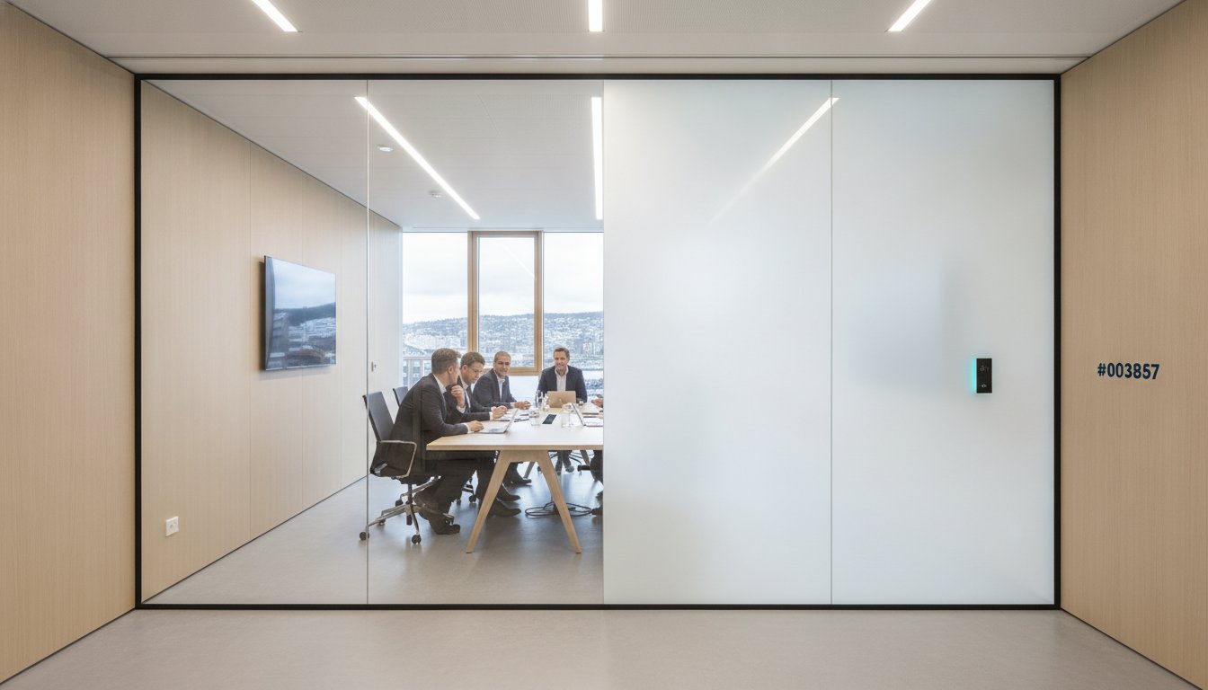 Smartfilm eller smartglass til møterom: En guide til dynamisk glass i 2026