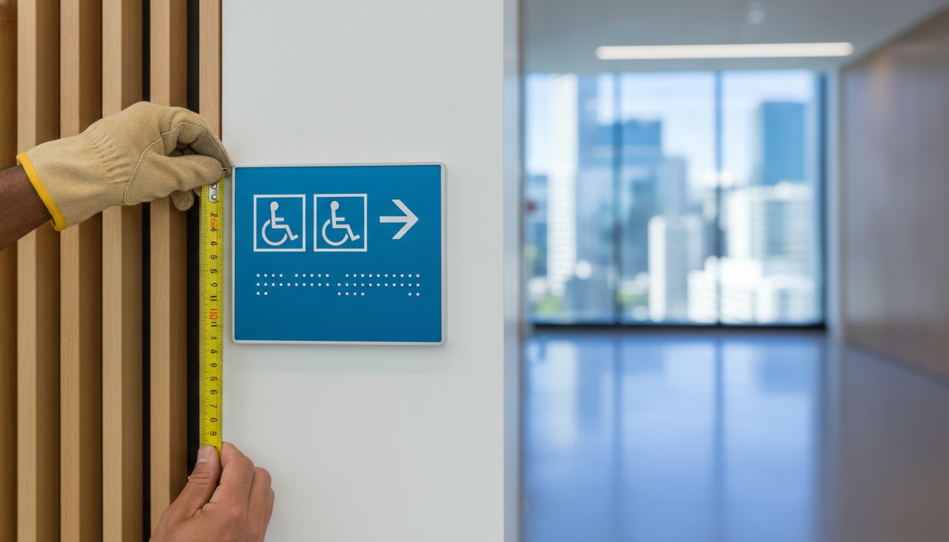 Accessible Signage Checklist for Australian Builders: NCC Section D3.6 Compliance