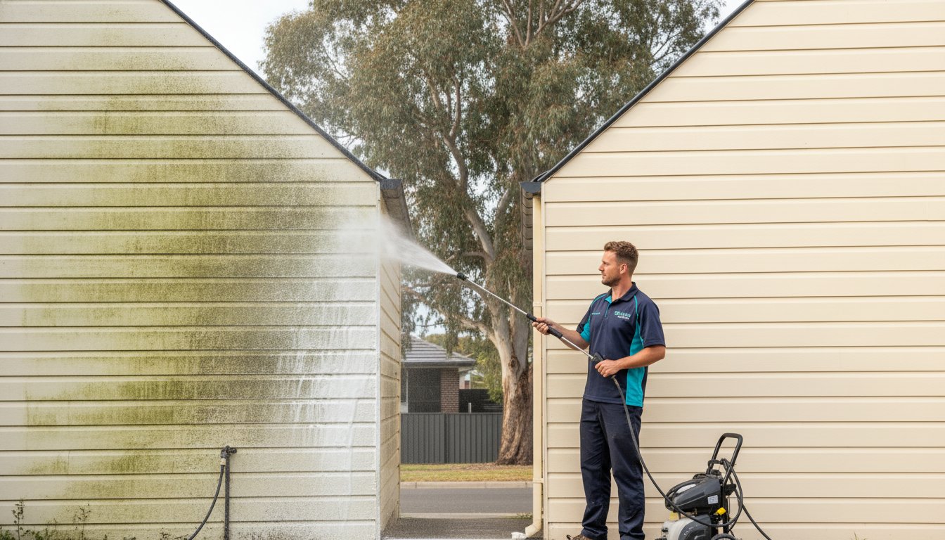 How to Remove Green Algae from House Siding in Melbourne: The Safe Soft-Wash Guide