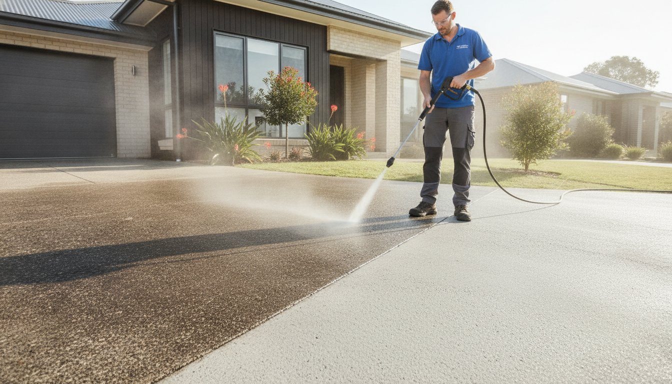 How to Remove Stubborn Oil Stains from Concrete Driveways: The 2026 Melbourne Guide
