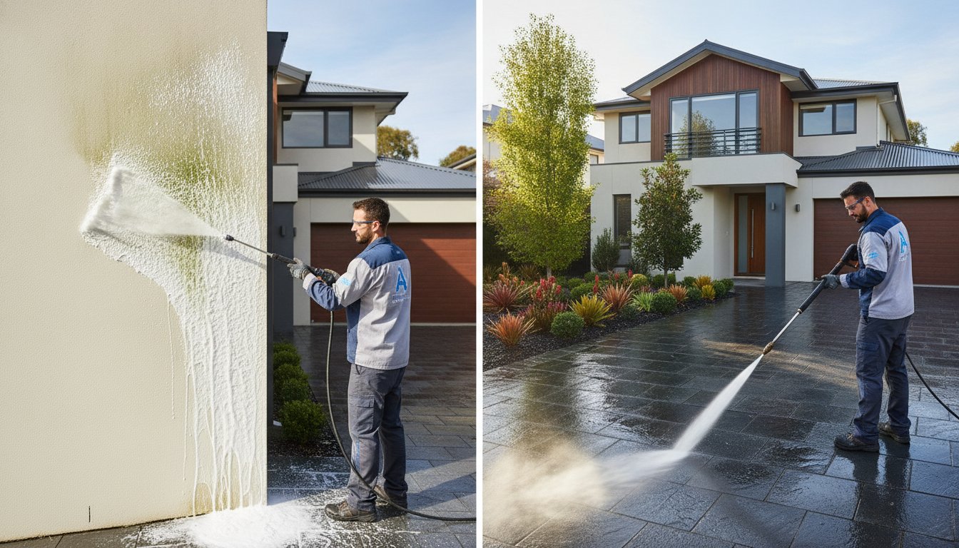 Soft Washing vs Pressure Washing: The 2026 Homeowner’s Guide to Safe Exterior Cleaning