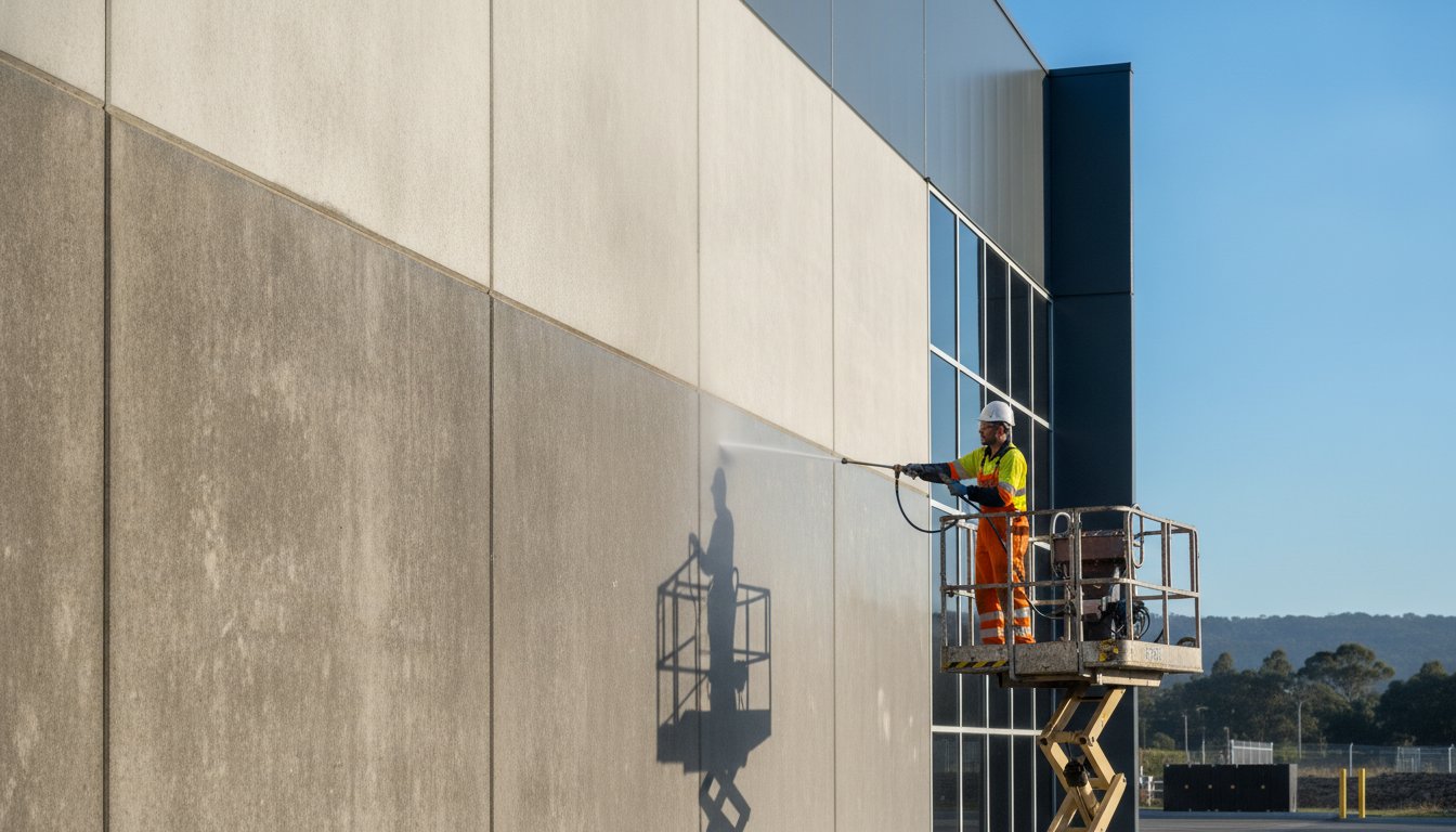 Warehouse Exterior Cleaning Melbourne: The 2026 Industrial Restoration Case Study